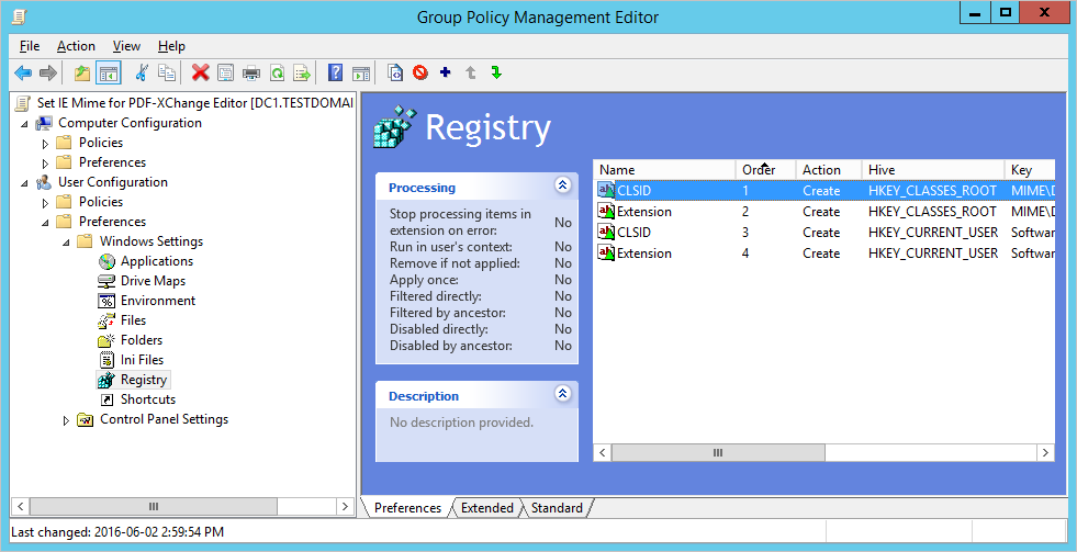 Group Policy Management Console