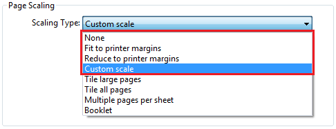 scaling type