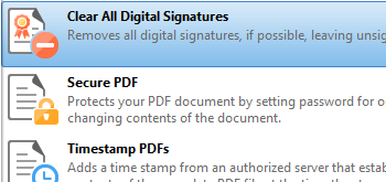 Clear Digital Signature Fields