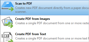 Scan to PDF