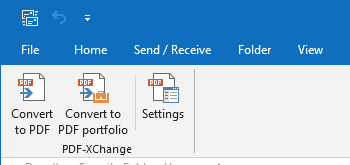 Create PDF Portfolio Files in Outlook